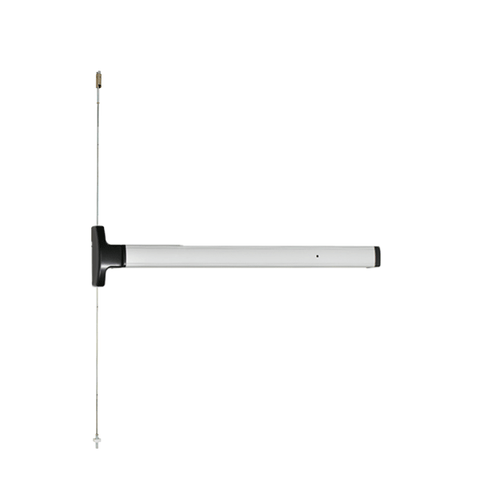 Falcon - 1692 - Concealed Vertical Rod Touchbar Device - 36" - Nightlatch / Holdback - US28 - Satin Aluminum Clear Anodized Falcon - 1692 - Concealed Vertical Rod Touchbar Device - 36" - Nightlatch / Holdback - US28 - Satin Aluminum Clear Anodized