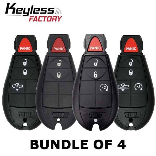 2013-2018 Dodge RAM / 3 & 4 Button Fobiks / GQ4-53T (BUNDLE OF 4) - UHS Hardware 2013-2018 Dodge RAM / 3 & 4 Button Fobiks / GQ4-53T (BUNDLE OF 4) - UHS Hardware