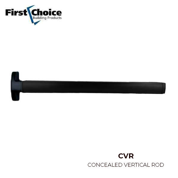 First Choice - 3690 - Concealed Vertical Rod Exit - 36" - Exit Only - No Trim - Aluminum/Dark Bronze/Black Anodized Finish - Grade 1 - UHS Hardware First Choice - 3690 - Concealed Vertical Rod Exit - 36" - Exit Only - No Trim - Aluminum/Dark Bronze/Black Anodized Finish - Grade 1 - UHS Hardware