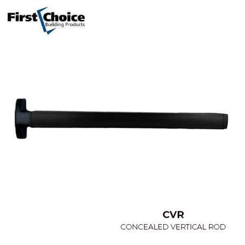 First Choice - 3690 - Concealed Vertical Rod Exit - 36" - Exit Only - No Trim - Aluminum/Dark Bronze/Black Anodized Finish - Grade 1 - UHS Hardware First Choice - 3690 - Concealed Vertical Rod Exit - 36" - Exit Only - No Trim - Aluminum/Dark Bronze/Black Anodized Finish - Grade 1 - UHS Hardware
