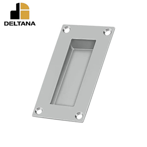 Deltana - Flush Pull - Rectangular - Stainless Steel - 4" x 2" x 1/2" Deltana - Flush Pull - Rectangular - Stainless Steel - 4" x 2" x 1/2"