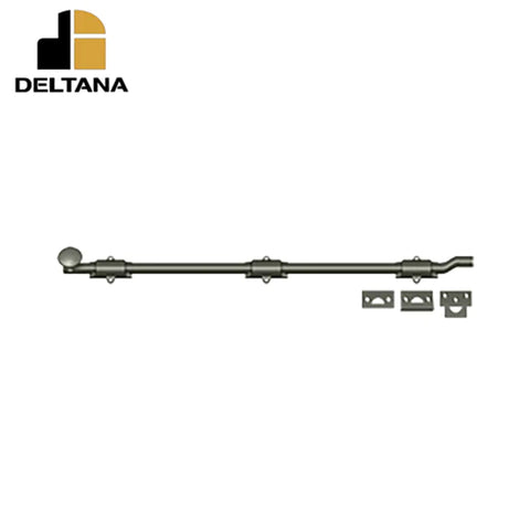 Deltana - 26" Surface Bolt w/ Offet - Heavy Duty - Optional Finish Deltana - 26" Surface Bolt w/ Offet - Heavy Duty - Optional Finish