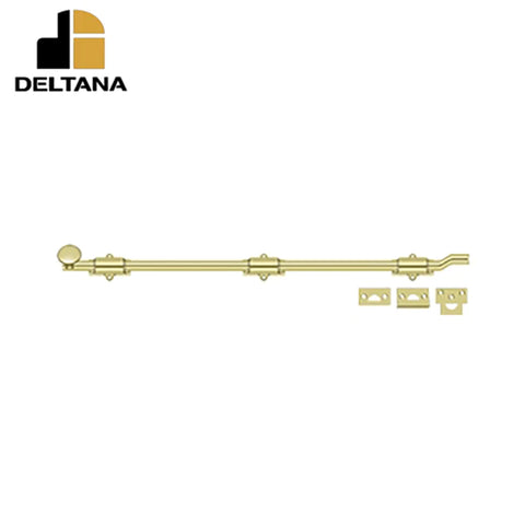 Deltana - 26" Surface Bolt w/ Offet - Heavy Duty - Optional Finish Deltana - 26" Surface Bolt w/ Offet - Heavy Duty - Optional Finish