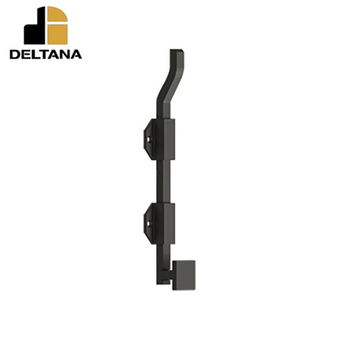 Deltana - 10" Modern Offset Surface Bolt - Heavy Duty - Solid Brass - Optional Finish Deltana - 10" Modern Offset Surface Bolt - Heavy Duty - Solid Brass - Optional Finish