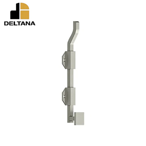 Deltana - 10" Modern Offset Surface Bolt - Heavy Duty - Solid Brass - Optional Finish Deltana - 10" Modern Offset Surface Bolt - Heavy Duty - Solid Brass - Optional Finish