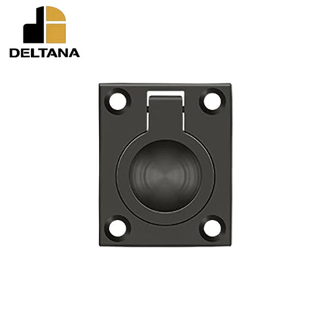 Deltana - Flush Ring Pull - 1-3/4" x 1-3/8" - Optional Finish Deltana - Flush Ring Pull - 1-3/4" x 1-3/8" - Optional Finish