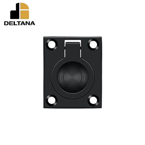 Deltana - Flush Ring Pull - 1-3/4" x 1-3/8" - Optional Finish Deltana - Flush Ring Pull - 1-3/4" x 1-3/8" - Optional Finish