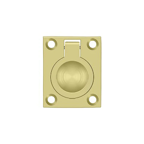 Deltana - Flush Ring Pull - 1-3/4" x 1-3/8" - Optional Finish Deltana - Flush Ring Pull - 1-3/4" x 1-3/8" - Optional Finish