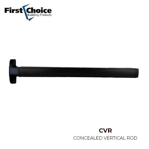 First Choice - 3692 - Concealed Vertical Rod Exit - 36"- 42" - Cylinder Prep Kit without Key Cylinder - Dark Bronze Anodized - Grade 1 - UHS Hardware First Choice - 3692 - Concealed Vertical Rod Exit - 36"- 42" - Cylinder Prep Kit without Key Cylinder - Dark Bronze Anodized - Grade 1 - UHS Hardware
