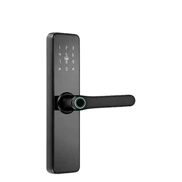 GAAB - Electronic Keyless Smart Door Mortise Lock - Bluetooth / WiFi / Fingerprint - App Management - Black - Entrance - Euro Style - UHS Hardware GAAB - Electronic Keyless Smart Door Mortise Lock - Bluetooth / WiFi / Fingerprint - App Management - Black - Entrance - Euro Style - UHS Hardware