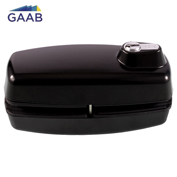 GAAB - T180 - Tempered Frameless Glass Door Lock - Reversible - 10 -12mm Doors - Black - UHS Hardware GAAB - T180 - Tempered Frameless Glass Door Lock - Reversible - 10 -12mm Doors - Black - UHS Hardware
