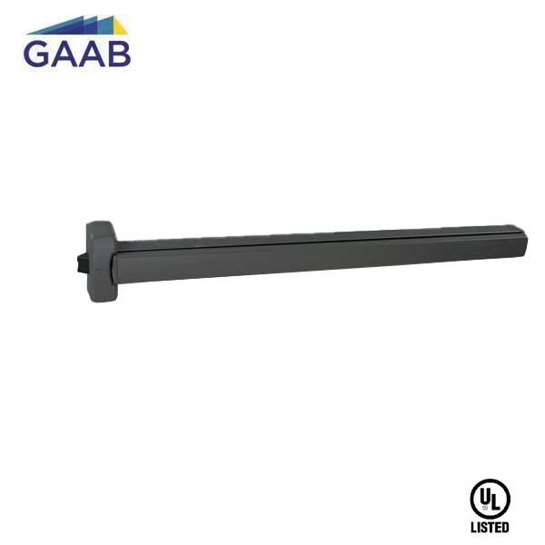 GAAB - T391-01 - RIM Panic Exit Device - Modular and Reversible - 33" Device - Matte Black - UHS Hardware GAAB - T391-01 - RIM Panic Exit Device - Modular and Reversible - 33" Device - Matte Black - UHS Hardware