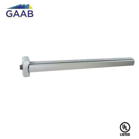 GAAB - T391-04 - RIM Panic Exit Device - Modular and Reversible - 33' Device - Satin Chrome - UHS Hardware GAAB - T391-04 - RIM Panic Exit Device - Modular and Reversible - 33' Device - Satin Chrome - UHS Hardware