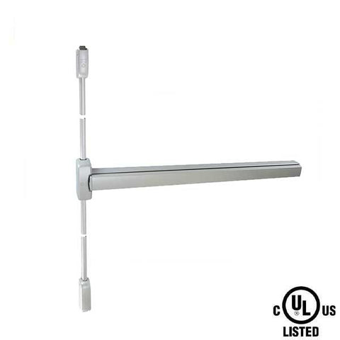 GAAB - T392-04 - Vertial Rod Exit Device - Modular and Reversible - Up to 36" Doors - Satin Chrome - UHS Hardware GAAB - T392-04 - Vertial Rod Exit Device - Modular and Reversible - Up to 36" Doors - Satin Chrome - UHS Hardware