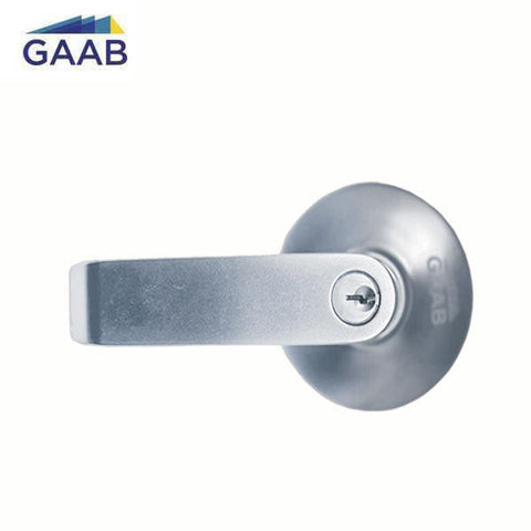 GAAB - T840M14 - Exit Device Trim Lever - Stainless Steel - Classroom - Grade 1 - UHS Hardware GAAB - T840M14 - Exit Device Trim Lever - Stainless Steel - Classroom - Grade 1 - UHS Hardware