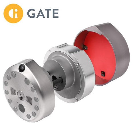 WiFi All-In-One Camera Deadbolt - w/ Multiple Functions - SC1 - Satin Nickel (GATE) - UHS Hardware WiFi All-In-One Camera Deadbolt - w/ Multiple Functions - SC1 - Satin Nickel (GATE) - UHS Hardware