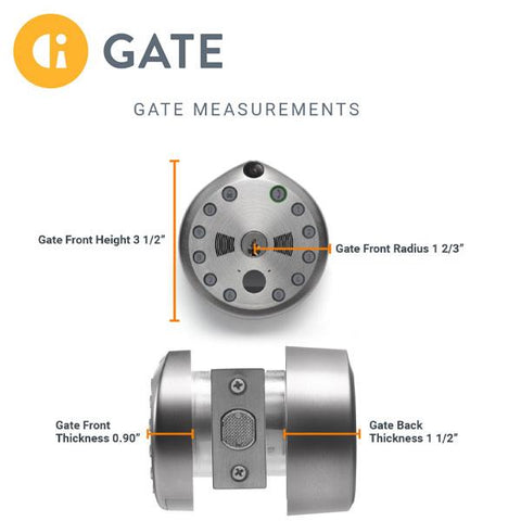 WiFi All-In-One Camera Deadbolt - w/ Multiple Functions - SC1 - Satin Nickel (GATE) - UHS Hardware WiFi All-In-One Camera Deadbolt - w/ Multiple Functions - SC1 - Satin Nickel (GATE) - UHS Hardware