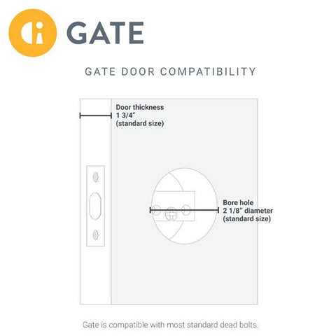 WiFi All-In-One Camera Deadbolt - w/ Multiple Functions - SC1 - Satin Nickel (GATE) - UHS Hardware WiFi All-In-One Camera Deadbolt - w/ Multiple Functions - SC1 - Satin Nickel (GATE) - UHS Hardware