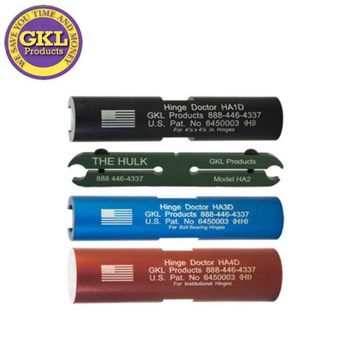GKL - Complete Hinge Doctor Kit - Commercial Institutional & Residential (4 Product Kit) - UHS Hardware GKL - Complete Hinge Doctor Kit - Commercial Institutional & Residential (4 Product Kit) - UHS Hardware
