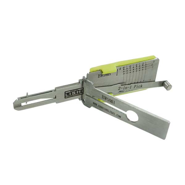 Genuine Lishi - BW9MH - BMW Motorcycle - 2-in-1 Pick - UHS Hardware Genuine Lishi - BW9MH - BMW Motorcycle - 2-in-1 Pick - UHS Hardware