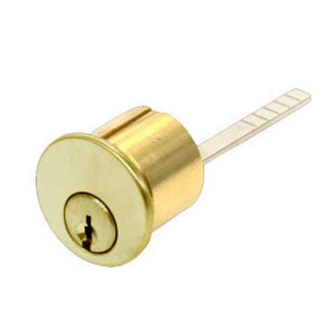GMS Rim Cylinder - 1-1/8" - 5 Pin - US3 - Bright Brass - SC1 - UHS Hardware GMS Rim Cylinder - 1-1/8" - 5 Pin - US3 - Bright Brass - SC1 - UHS Hardware