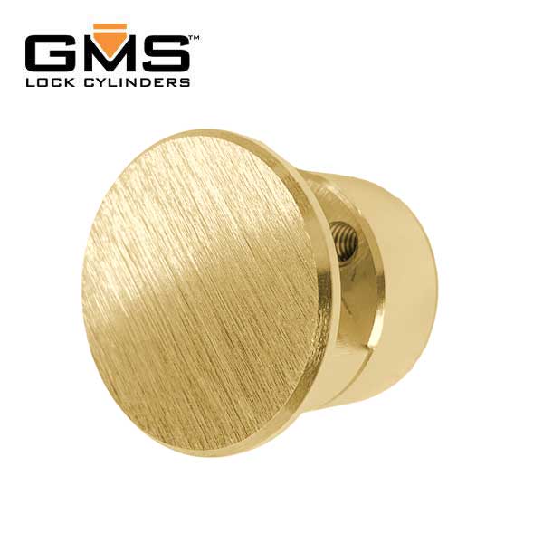 GMS Dummy Rim Cylinder - 1-1/8" - US3 - Polished Brass - UHS Hardware GMS Dummy Rim Cylinder - 1-1/8" - US3 - Polished Brass - UHS Hardware