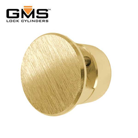 GMS Dummy Rim Cylinder - 1-1/8" - US3 - Polished Brass - UHS Hardware GMS Dummy Rim Cylinder - 1-1/8" - US3 - Polished Brass - UHS Hardware