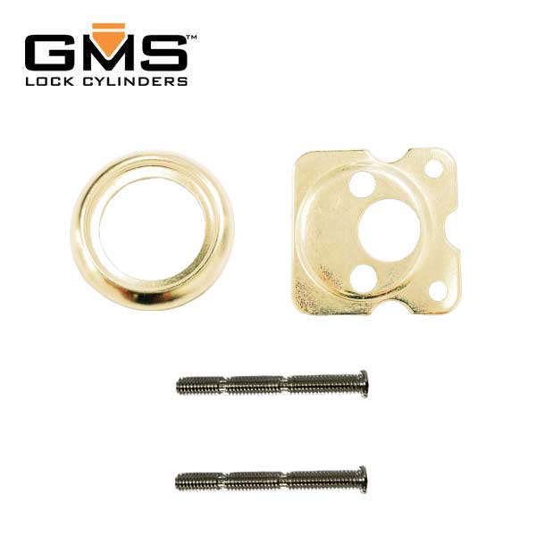 GMS Dummy Rim Cylinder - 1-1/8" - US3 - Polished Brass - UHS Hardware GMS Dummy Rim Cylinder - 1-1/8" - US3 - Polished Brass - UHS Hardware