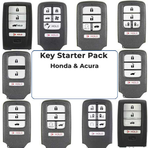 Honda / Acura Keys - Complete Starter Pack - UHS Hardware Honda / Acura Keys - Complete Starter Pack - UHS Hardware