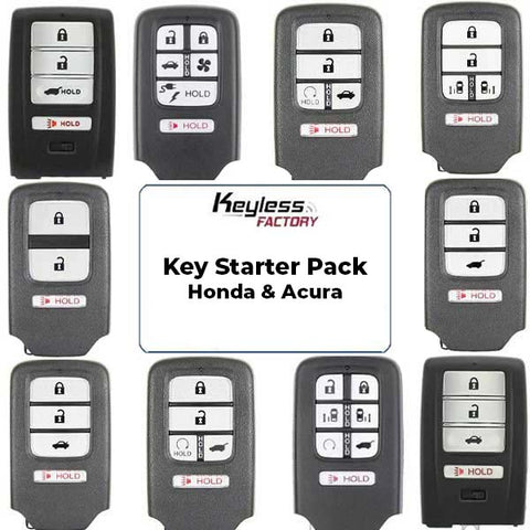 Honda / Acura Keys - Complete Starter Pack (AFTERMARKET) - UHS Hardware Honda / Acura Keys - Complete Starter Pack (AFTERMARKET) - UHS Hardware