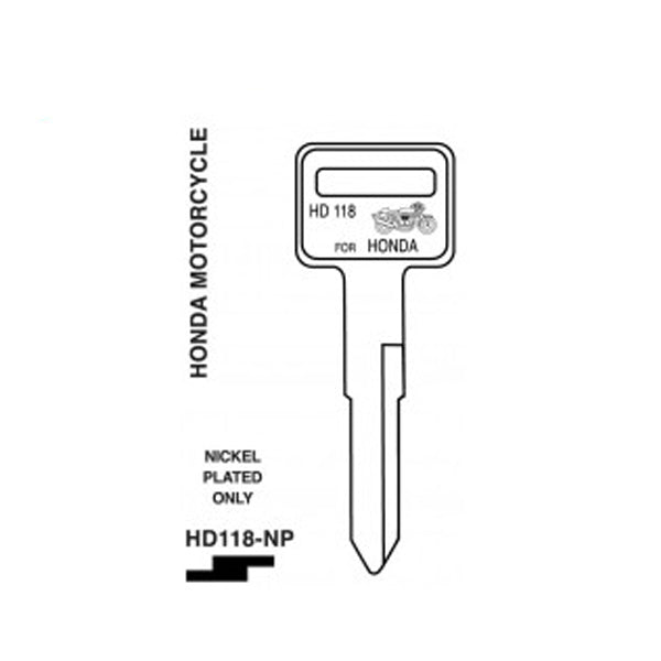 JET - HD118-NP -Honda Motorcycles - 2001-2007 Reflex / 2014+ Grom - UHS Hardware
