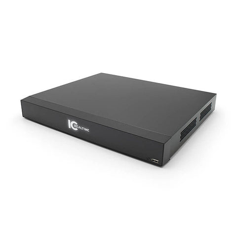 IC Realtime - HDVR-MX1616-1U4K-AI3 / 16Ch Coax + 16 IP / Shelf-Mount Pentabrid / 20TB Max (Starting At 4TB HDD) / 8MP (Coax & IP) Support / 128MBPS Bandwidth IC Realtime - HDVR-MX1616-1U4K-AI3 / 16Ch Coax + 16 IP / Shelf-Mount Pentabrid / 20TB Max (Starting At 4TB HDD) / 8MP (Coax & IP) Support / 128MBPS Bandwidth