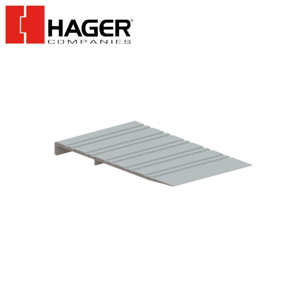 Hager - 442s - 36" Ramp Threshold - 6" Width - Aluminum - Barrier Free - MIL Finish - Fire Rated - UHS Hardware Hager - 442s - 36" Ramp Threshold - 6" Width - Aluminum - Barrier Free - MIL Finish - Fire Rated - UHS Hardware