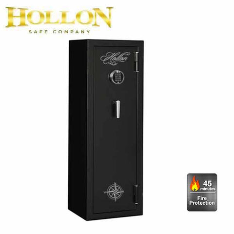 Hollon - Hunter Series Gun Safe - HGS-11E w/ S&G 1004 Electronic Lock - Chrome - UHS Hardware Hollon - Hunter Series Gun Safe - HGS-11E w/ S&G 1004 Electronic Lock - Chrome - UHS Hardware