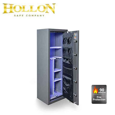Hollon - Black Hawk Series Gun Safe - BHS-16E - 16" Comfort Fit Gun Capacity - UL Listed Type 1 - Military Grade - UHS Hardware Hollon - Black Hawk Series Gun Safe - BHS-16E - 16" Comfort Fit Gun Capacity - UL Listed Type 1 - Military Grade - UHS Hardware
