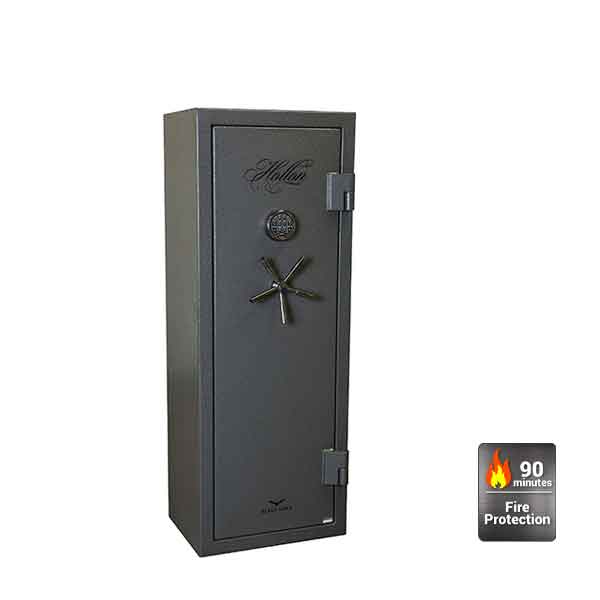 Hollon - Black Hawk Series Gun Safe - BHS-22E - 22" Comfort Fit Gun Capacity - UL Listed Type 1 - Military Grade - UHS Hardware Hollon - Black Hawk Series Gun Safe - BHS-22E - 22" Comfort Fit Gun Capacity - UL Listed Type 1 - Military Grade - UHS Hardware