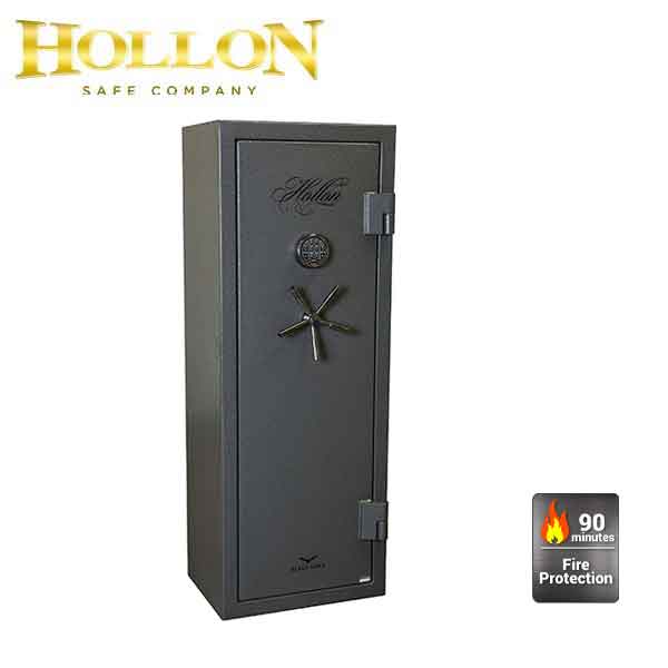 Hollon - Black Hawk Series Gun Safe - BHS-16E - 16" Comfort Fit Gun Capacity - UL Listed Type 1 - Military Grade - UHS Hardware Hollon - Black Hawk Series Gun Safe - BHS-16E - 16" Comfort Fit Gun Capacity - UL Listed Type 1 - Military Grade - UHS Hardware