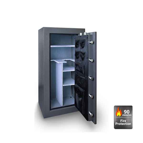 Hollon - Black Hawk Series Gun Safe - BHS-22E - 22" Comfort Fit Gun Capacity - UL Listed Type 1 - Military Grade - UHS Hardware Hollon - Black Hawk Series Gun Safe - BHS-22E - 22" Comfort Fit Gun Capacity - UL Listed Type 1 - Military Grade - UHS Hardware
