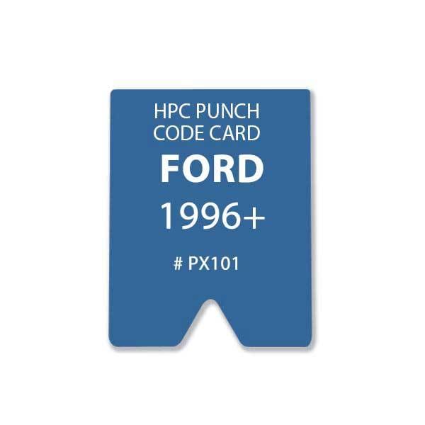 HPC - PX101 - Ford 1996+ 8-Cut Punch Card for HPC 1200 Punch Machine - UHS Hardware HPC - PX101 - Ford 1996+ 8-Cut Punch Card for HPC 1200 Punch Machine - UHS Hardware