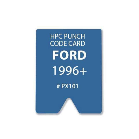 HPC - PX101 - Ford 1996+ 8-Cut Punch Card for HPC 1200 Punch Machine - UHS Hardware HPC - PX101 - Ford 1996+ 8-Cut Punch Card for HPC 1200 Punch Machine - UHS Hardware