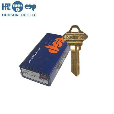 HPC - ESP SC1 Metal Key Blanks (BOX OF 250) - UHS Hardware HPC - ESP SC1 Metal Key Blanks (BOX OF 250) - UHS Hardware