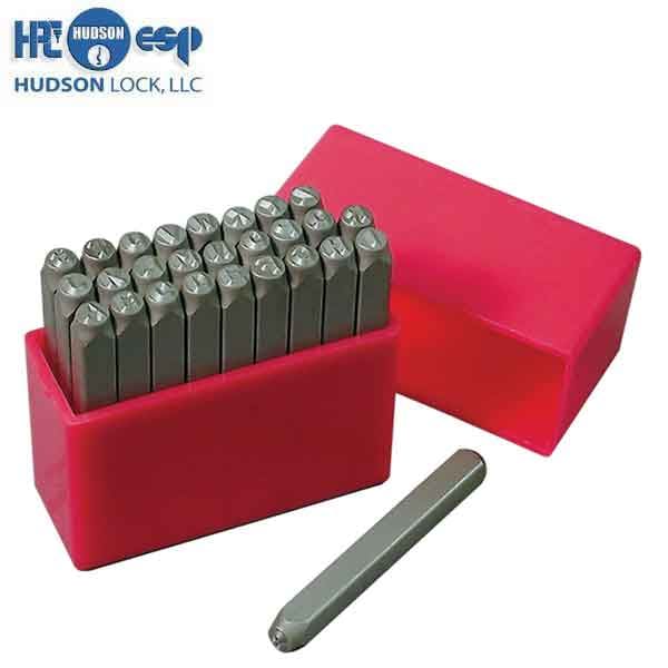 HPC - Die Stamp Letter Set - 1/8 - for The HPC SA-7 Stamp Aligner