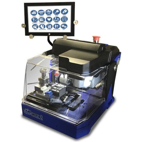 HPC TigerSHARK2 - Automatic Code Cutting Machine / Medeco Angle / Flat / Laser / Dimple / Tubular Cuts - UHS Hardware HPC TigerSHARK2 - Automatic Code Cutting Machine / Medeco Angle / Flat / Laser / Dimple / Tubular Cuts - UHS Hardware
