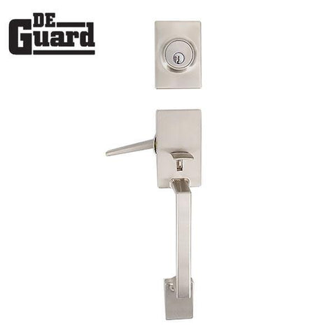 Premium Square "Hanson" Style Design Handleset w/ Interior Lever - SS (SC1 / KW1) - UHS Hardware Premium Square "Hanson" Style Design Handleset w/ Interior Lever - SS (SC1 / KW1) - UHS Hardware