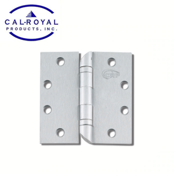 Cal-Royal - Architectural Hinge - Full Mortise - Ball Bearing - 4-1/2" x 4-1/2" - Stainless Steel - UHS Hardware Cal-Royal - Architectural Hinge - Full Mortise - Ball Bearing - 4-1/2" x 4-1/2" - Stainless Steel - UHS Hardware