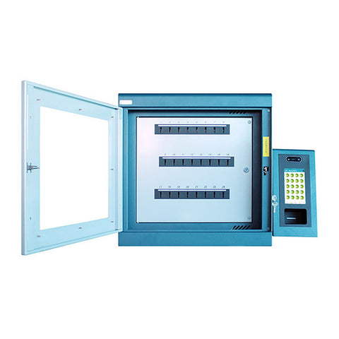 Landwell - I Keybox - Intelligent Key Management System - Android OS - Single Cabinet - Key Safe - RFID - Expandable - Optional Key slots - UHS Hardware Landwell - I Keybox - Intelligent Key Management System - Android OS - Single Cabinet - Key Safe - RFID - Expandable - Optional Key slots - UHS Hardware