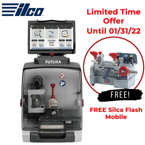 ILCO - Silca Futura Edge Plus - High Security Key Cutter and Duplicator - for Medeco Biaxial (FREE Silca Flash Mobile) - UHS Hardware ILCO - Silca Futura Edge Plus - High Security Key Cutter and Duplicator - for Medeco Biaxial (FREE Silca Flash Mobile) - UHS Hardware