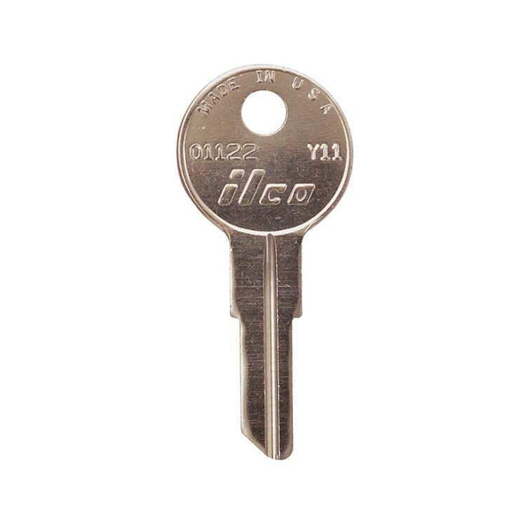 01122-Y11 YALE Key Blank for Cessna, Piper Aircraft - ILCO - UHS Hardware