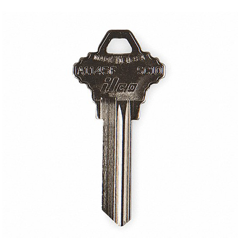 101-F SCHLAGE Key Blank - 6 Pin or Disc - ILCO - UHS Hardware 101-F SCHLAGE Key Blank - 6 Pin or Disc - ILCO - UHS Hardware