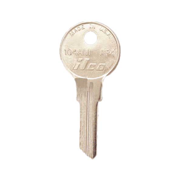 104AM-AP4 CHICAGO Key Blank - ILCO - UHS Hardware 104AM-AP4 CHICAGO Key Blank - ILCO - UHS Hardware